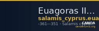 Euagoras II of Salamis Salamis Markou 2011 373-379 — CANOA