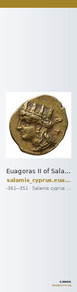 Euagoras II of Salamis Salamis Markou 2011 380-412 — CANOA