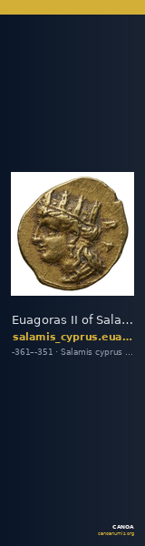 Euagoras II of Salamis Salamis Markou 2011 380-412 — CANOA