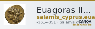 Euagoras II of Salamis Salamis Markou 2011 380-412 — CANOA