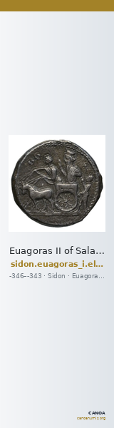 Euagoras II of Salamis Sidon Elayi 2004 IV.4.1 — CANOA
