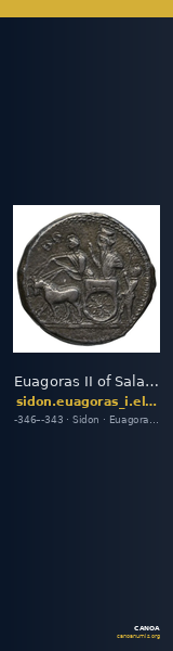 Euagoras II of Salamis Sidon Elayi 2004 IV.4.1 — CANOA