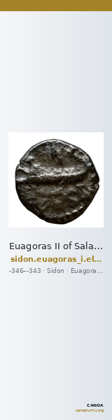 Euagoras II of Salamis Sidon Elayi 2004 IV.4.2 — CANOA