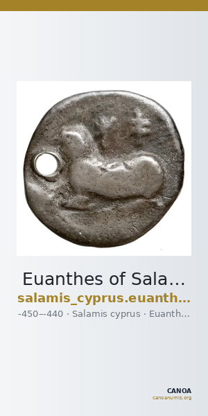 Euanthes of Salamis Salamis BMC Salamis 38-41 — CANOA