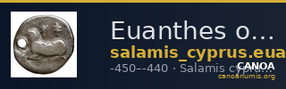 Euanthes of Salamis Salamis BMC Salamis 38-41 — CANOA