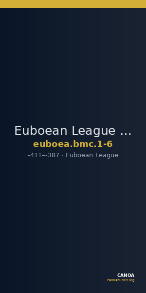 Euboean League Euboea BMC Euboea 1-6 — CANOA