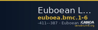 Euboean League Euboea BMC Euboea 1-6 — CANOA