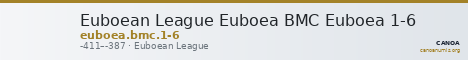 Euboean League Euboea BMC Euboea 1-6 — CANOA