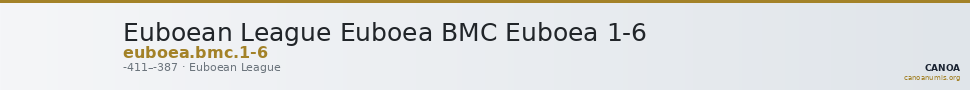Euboean League Euboea BMC Euboea 1-6 — CANOA