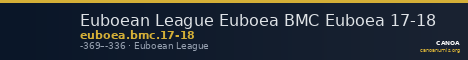 Euboean League Euboea BMC Euboea 17-18 — CANOA