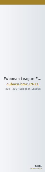 Euboean League Euboea BMC Euboea 19-21 — CANOA