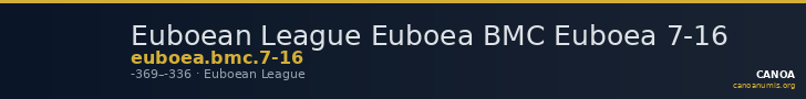 Euboean League Euboea BMC Euboea 7-16 — CANOA