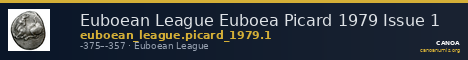 Euboean League Euboea Picard 1979 Issue 1 — CANOA