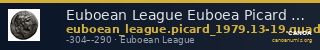 Euboean League Euboea Picard 1979 Issue 13-19 quadruple — CANOA