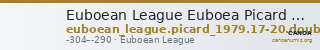 Euboean League Euboea Picard 1979 Issue 17-20 double — CANOA