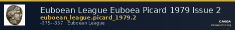 Euboean League Euboea Picard 1979 Issue 2 — CANOA