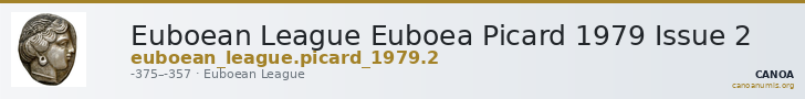 Euboean League Euboea Picard 1979 Issue 2 — CANOA