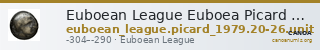 Euboean League Euboea Picard 1979 Issue 20-26 unit — CANOA