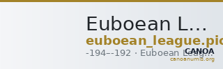 Euboean League Euboea Picard 1979 Issue 28 double Satyros — CANOA