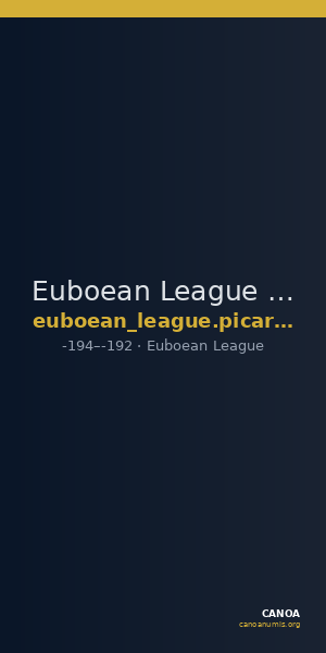 Euboean League Euboea Picard 1979 Issue 28 unit Satyros — CANOA