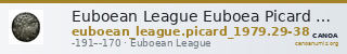 Euboean League Euboea Picard 1979 Issue 29-38 — CANOA