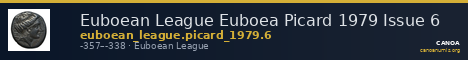 Euboean League Euboea Picard 1979 Issue 6 — CANOA