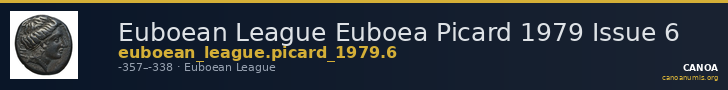 Euboean League Euboea Picard 1979 Issue 6 — CANOA