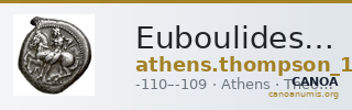 Euboulides Athens Thompson 1961 710-714, 722 — CANOA