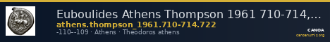 Euboulides Athens Thompson 1961 710-714, 722 — CANOA