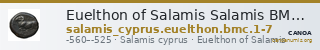 Euelthon of Salamis Salamis BMC Salamis 1-7 — CANOA