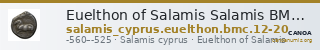 Euelthon of Salamis Salamis BMC Salamis 12-20 — CANOA