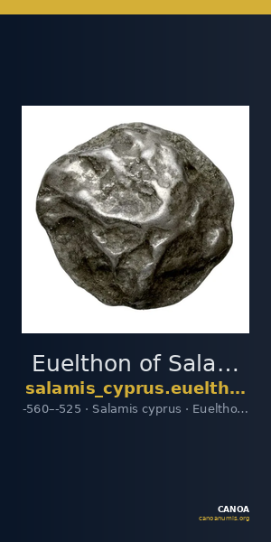 Euelthon of Salamis Salamis BMC Salamis 8-11 — CANOA