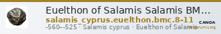 Euelthon of Salamis Salamis BMC Salamis 8-11 — CANOA