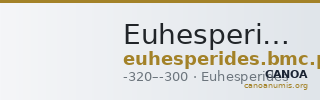 Euhesperides BMC Euhesperides Period III, pl. XXXVIII, 18 — CANOA