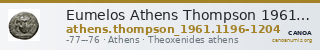 Eumelos Athens Thompson 1961 1196-1204 — CANOA