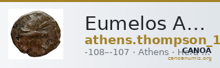 Eumelos Athens Thompson 1961 729bis-748 — CANOA