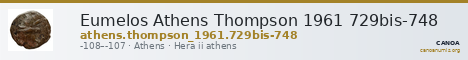Eumelos Athens Thompson 1961 729bis-748 — CANOA