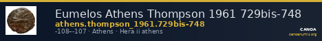 Eumelos Athens Thompson 1961 729bis-748 — CANOA