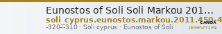 Eunostos of Soli Soli Markou 2011 450-451 — CANOA