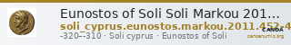 Eunostos of Soli Soli Markou 2011 452 — CANOA