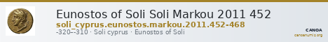 Eunostos of Soli Soli Markou 2011 452 — CANOA