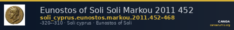 Eunostos of Soli Soli Markou 2011 452 — CANOA