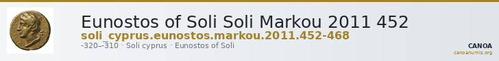 Eunostos of Soli Soli Markou 2011 452 — CANOA