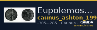 Eupolemos, strategos of Caria Caunus Ashton 1998 — CANOA