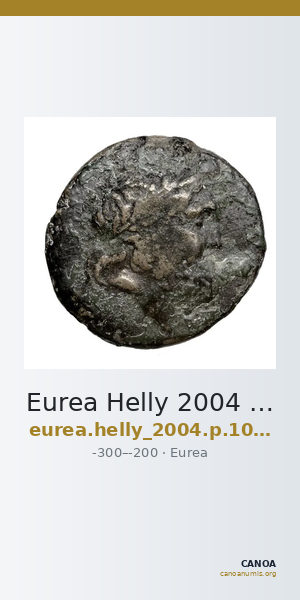 Eurea Helly 2004 p. 104, nos. 5-6 — CANOA