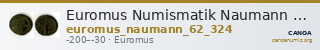 Euromus Numismatik Naumann 62 (2018) 324 — CANOA