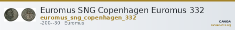 Euromus SNG Copenhagen Euromus 332 — CANOA