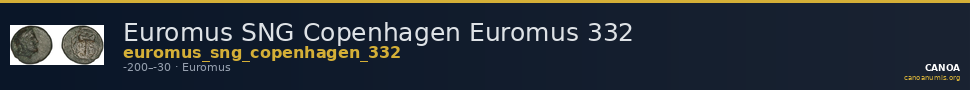 Euromus SNG Copenhagen Euromus 332 — CANOA