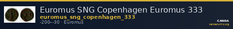 Euromus SNG Copenhagen Euromus 333 — CANOA