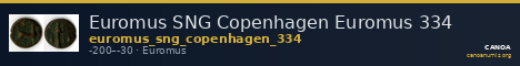 Euromus SNG Copenhagen Euromus 334 — CANOA